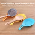 thumbnail image 3 of Silicone Spoon Rest Nonstick Soup Ladle Spatula Holder Heat Resistant Kitchen Cooking Utensil, Red, 3 of 7