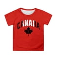 thumbnail image 1 of MEZZALL T-Shirt à Manches Courtes pour Filles, Col Rond, Été, Coupe Décontractée, Basique, Rouge, 8-9 Ans, 1 of 4