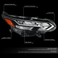 thumbnail image 2 of DNA Motoring OEM-HL-0132-R For 2020-2022 Nissan Sentra OE Style LED Headlight Lamp Right Passenger Side, 2 of 6