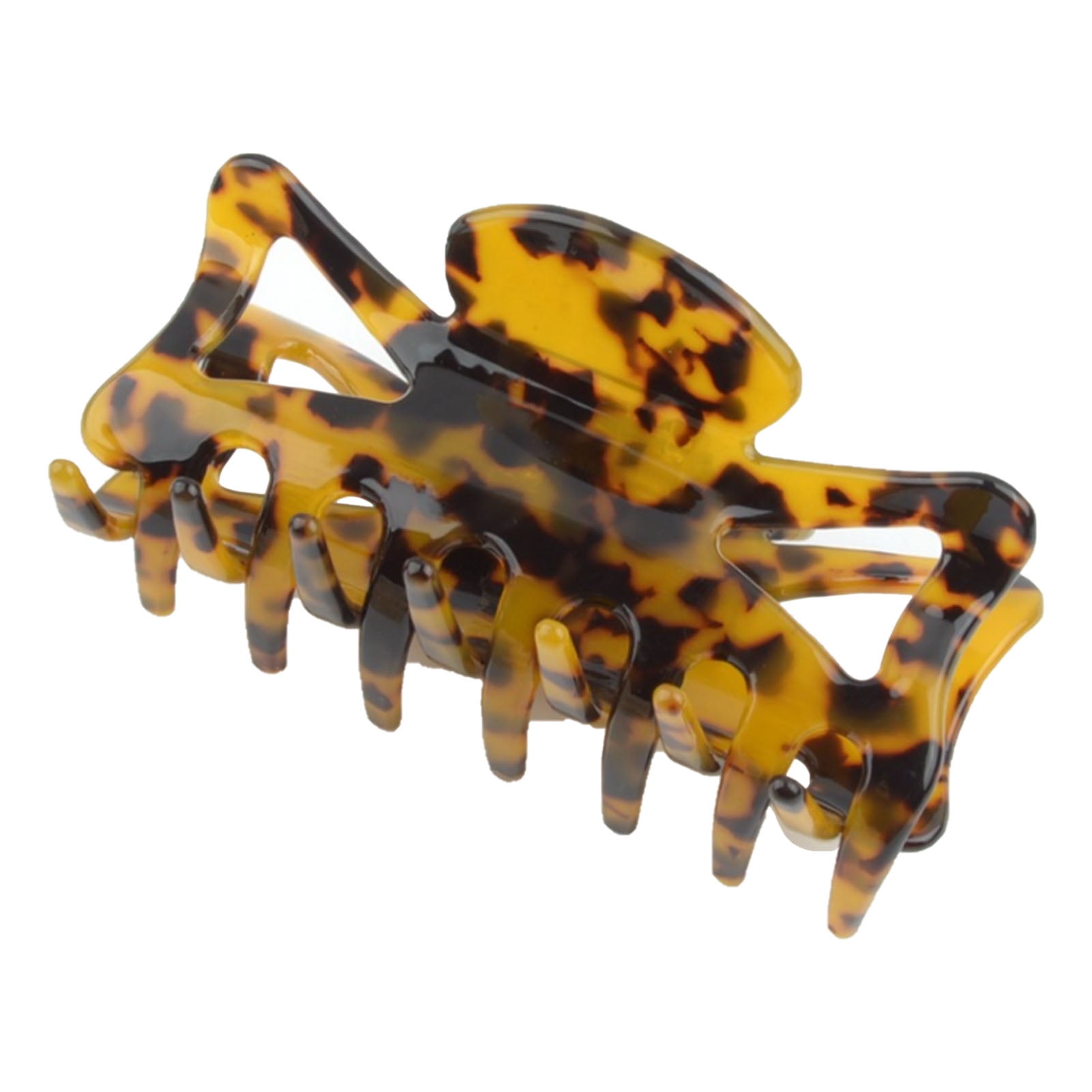 Large Hair Claws Leopard Print Hair Grasping Clips For Hairstyles