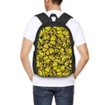thumbnail image 6 of Vsdgher Yellow Butterflies Print Backpack for Women Men School Bookbag with Laptop Compartment for College Work Travel, Simple Fashion Casual Daypack, Fit 15" Laptop, 6 of 8