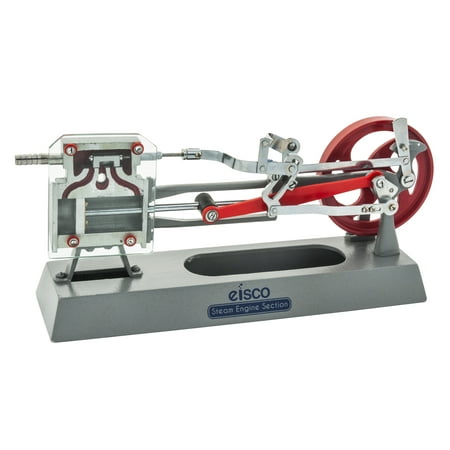 - Eisco Labs Steam Engine Model - Working Piston, Slide Valve, and Link Motion