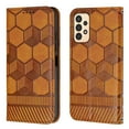 thumbnail image 2 of Nalacover For Samsung Galaxy A13 4G Wallet Case,Magnetic Embossed Soccer Ball Pattern PU Leather Flip Kickstand Cash Card Slots Shockproof with Detachable Wrist Strap Cover.Khaki, 2 of 7