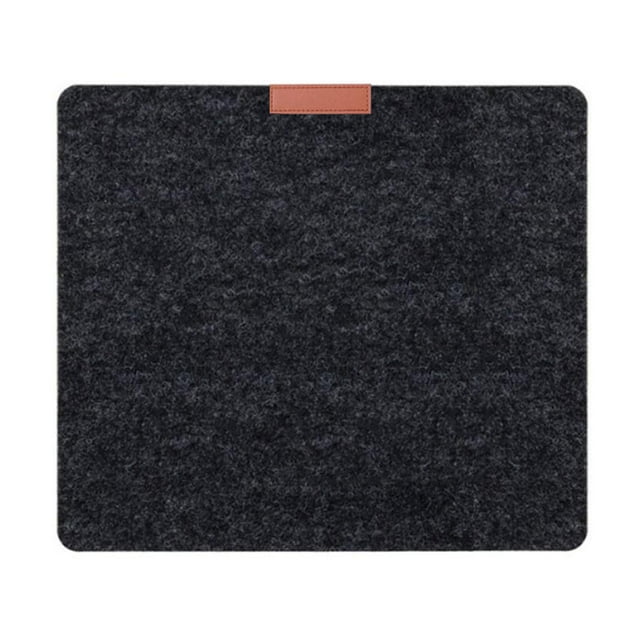 Mouse Pad Keyboard Computer Desk Mat Felt Heat Resistance Good Toughness Home Dark Grey