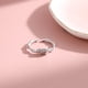 thumbnail image 5 of Forever Rings Delicado Diseño Nudo De Cobre Moda Puede Ser Ajustable Anillo Luz De Plata De Alto Grado Anillo, 5 of 7
