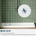 thumbnail image 2 of Bingirl 60x32 Inch Right Drain Shower Pan - Single Threshold Base Non-Slip Textured Surface Lightweight ABS Shower Base Easy Install With Drain Kit, 2 of 8
