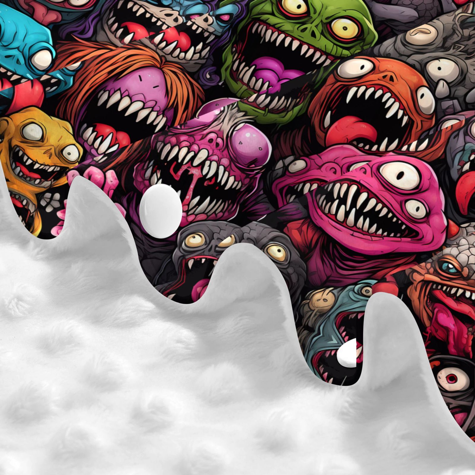 Car Seat Cover Baby - Monstrous Cartoon Characters Breathable Infant Car Seat Cover for Baby Carseat, Lightweight Comfort Baby Essentials Must Haves Newborn Stuff for Girl Boy