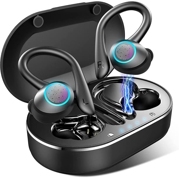Auriculares Bluetooth Deportivos, Auriculares Internos Auriculares Inalámbricos Bluetoth 5.1 con Sonido Estéreo De Alta Fidelidad, Auriculares Internos Impermeables Ip7 para Microp