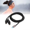 thumbnail image 4 of 2Pin Sound Cable 3 in 1 Silver Plated Copper Cable Replacement for HD650 HD660S HD6XX HD600 HD660 HD580 HD535 HD545 Black, 4 of 5