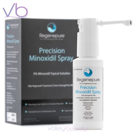RegenePure Precision Minoxidil Spray For Men , 2oz