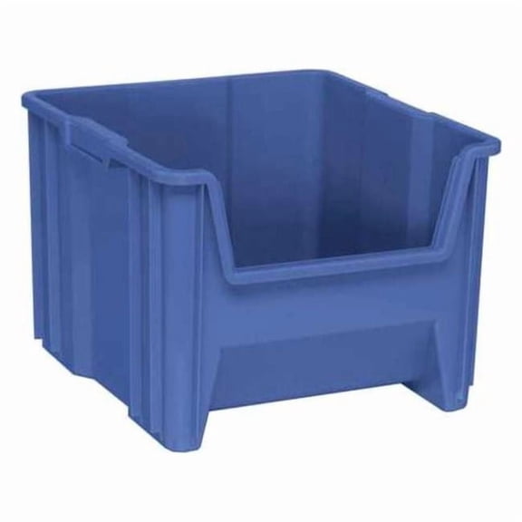 Quantum Giant Stack Multi-purpose Open Hopper Containers in Blue 17-1/2" x 16-1/2" x 12-1/2" Sold 2 per Zack pack carton