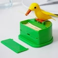 thumbnail image 3 of TIELUTT Little Bird Toothpick Dispenser Push Type Toothpick Bird Dispenser Large Storage Rice Container Storage 25lbs Storage Container Organizer Small Freezer Containers Storage Organizer, 3 of 4