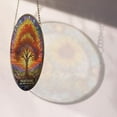 thumbnail image 4 of Custom Tree of Life Family Glass Suncatcher, Autumn Leaves Window Hanging, Name Gift, Colorful Fall Home Decor Keepsake, Stained Glass Ornament 2025, Holiday Decoration, Seasonal, 4 of 6