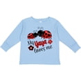 thumbnail image 3 of Inktastic My Yaya Loves Me with Cute Ladybugs Boys or Girls Long Sleeve Toddler T-Shirt, 3 of 5