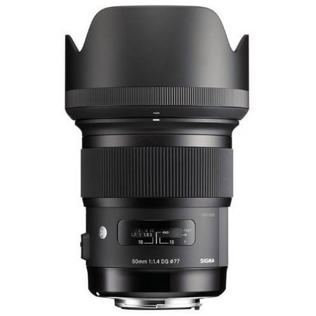 Sigma - 50mm f/1.4 Art DG HSM Lens for Canon SLR Cameras - Black