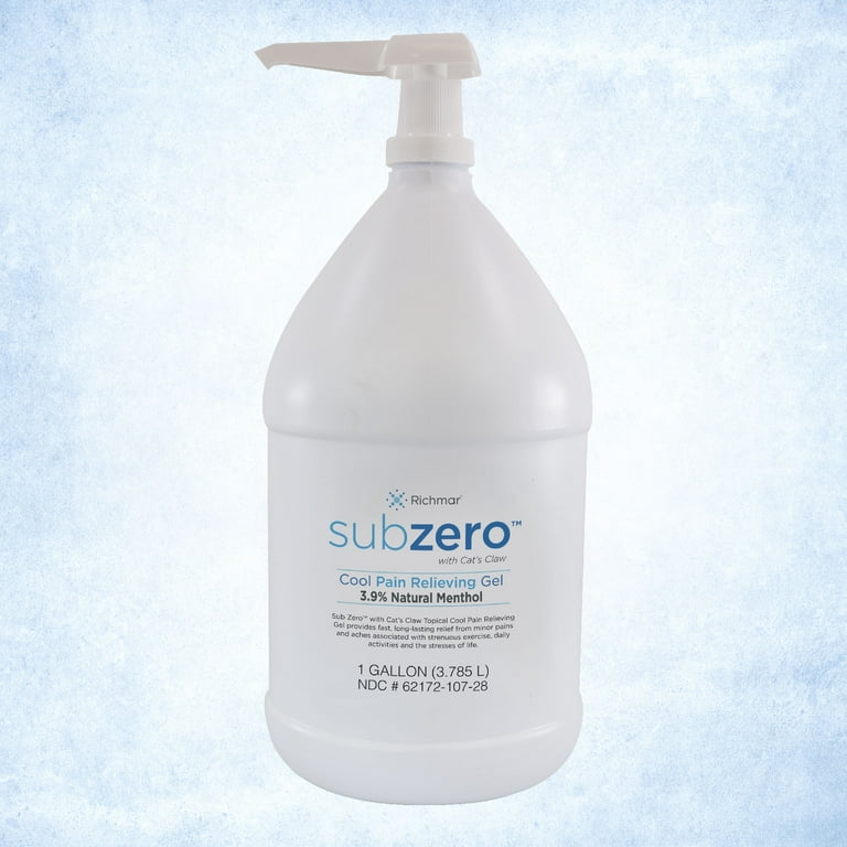 Sub Zero Gel - 1 gallon bottle Sub Zero Gel - 1 gallon bottle