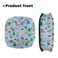 thumbnail image 2 of Jiueut Christmas Medical Products Rollator Walker Seat & Back Cover for Seniors 2 Piece Santa Claus Outdoors Rollator Walker Seat Cushion Cover Assistive Vehicle Cover, 2 of 7