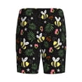 thumbnail image 5 of Fotbe Bees Pajama Shorts for Men, Men's Pajama Bottoms, Sleepwear,Short Pajama Pants-Large, 5 of 9