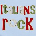 thumbnail image 2 of CafePress - Italians Rock Italy Souvenir Infant Bodysuit - Baby Light Bodysuit, Size Newborn - 24 Months, 2 of 4