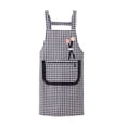 thumbnail image 2 of Waterproof Kitchen Apron with Pocket, Polyester Unisex Bib Apron, Stain Resistant Oil Proof Cooking Apron, Adjustable Straps, 4 Colors, 2 of 6