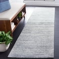thumbnail image 4 of SAFAVIEH Mirage Lecia Striped Polyester Area Rug, Dark Gray/Ivory, 4' x 6', 4 of 5