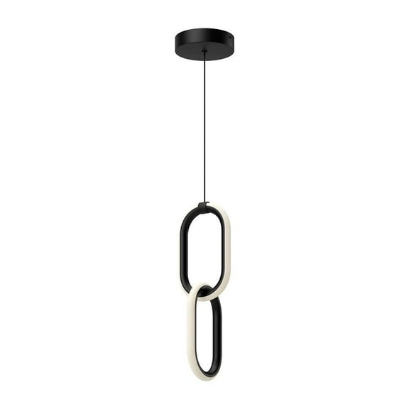 PD92615-BK-Kuzco Lighting-Airen - 20W LED Pendant-15.5 Inches Tall and 5.25 Inches Wide