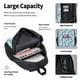 thumbnail image 4 of Disketp Black White Gray Rabbit Mochila Estampada de Gran Capacidad con Lonchera y Estuche, Set de 3 Piezas para Estudiantes, 4 of 7