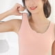 thumbnail image 5 of Guardurnaity Ropa interior térmica acolchada de invierno frío para mujer, Top de mantenimiento del calor, chaleco básico informal, ropa para el Ropa interior Rosado SG, 5 of 6