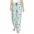 thumbnail image 2 of Goofa Bee Flower Printed Soft Pajama Pants for Women, Wide Leg Comfy Casual Lounge Yoga Pants-XX-Large, 2 of 9