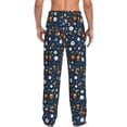 thumbnail image 3 of Goofa Ball Sports Printed Soft Pajama Pants for Men, Wide Leg Comfy Casual Lounge Yoga Pants-Medium, 3 of 9