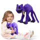 thumbnail image 5 of Kawaii Anime Juguete Gato Critters Peluche Oficina para Púrpura, 5 of 9