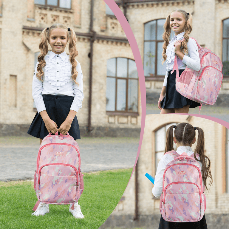 Cshidworld Pink Backpack for Work, College, and Travel  display picture 3