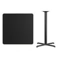thumbnail image 2 of Flash Furniture 36Sq Laminate Table-X-Base In Black, 2 of 2