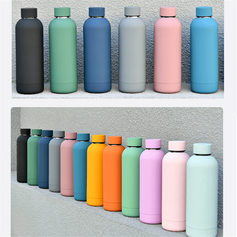 Water Bottle Stainless Steel Thermos - Insulated Hot Cold Water