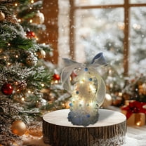 Christmas Tree DIY Kit with All Accessories, Complete Craft Set for Easy Assembly at Home, Creative Holiday Project for Family and Adults, for Tabletop and Mantel Decor(White,A)