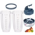 thumbnail image 1 of [UPGRADE] Replacement 32oz Blender Cups & Blade Part Compatible with NutriBullet 600w/900w Blender (5 Pieces), 1 of 7