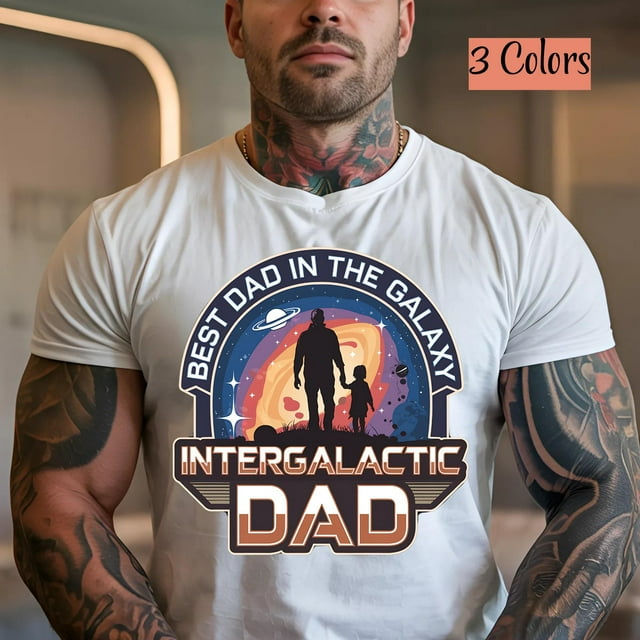 Meilleur Papa de la Galaxie - Noir - 4TG
