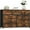 Rustic Brown, variant on TV Stand Dresser with 10 Fabric Drawers, Entertainment Center for 50 Inch Television, Media Console Table with Storage, Living Room Furniture