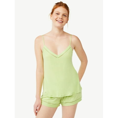 

Joyspun Women s Knit Camisole and Shorts Sleep Set 2-Piece Sizes S to 3X