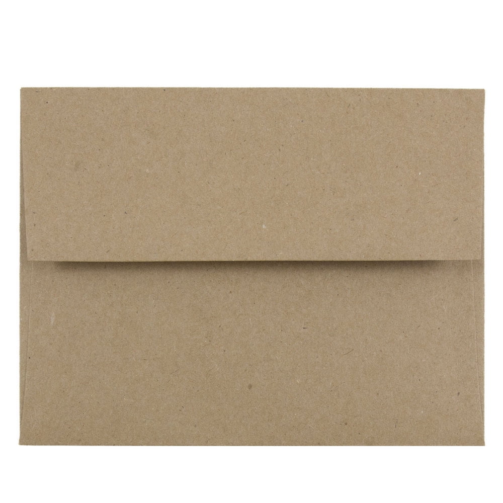 - 50 Per Pack 24lb. #10 Brown Kraft Regular Envelopes 4 1/8 X 9 1/2 