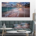 thumbnail image 1 of Palm Trees on Clear Sandy Beach - Seashore Canvas Art Print, 1 of 3