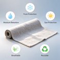 thumbnail image 2 of Floleo Winter Plant Frost Protection Fleece Roll Non-Woven Fabric Garden Vegetable Tree Insulation Cover 19.69 x 98.43 in, 2 of 9