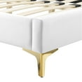thumbnail image 4 of Modway Current Modern Performance Velvet Full Platform Bed - White, 4 of 7