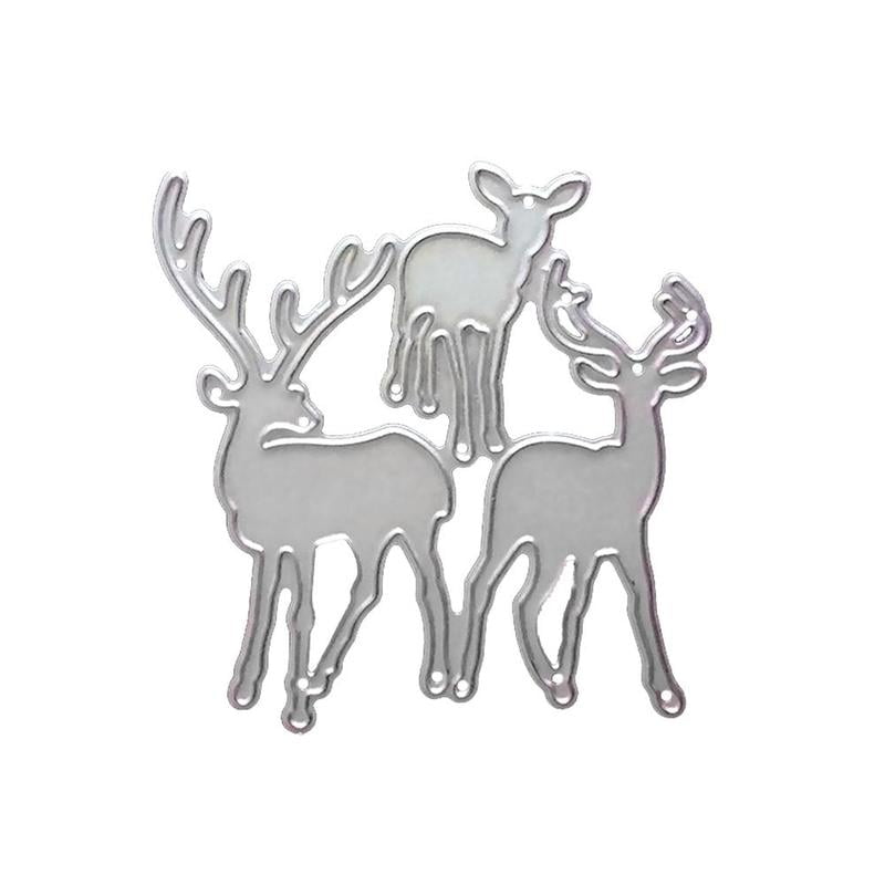 Christmas deer Stencil Metal Cutting Dies Cut DIY Scrapbooking photo Album Craft 