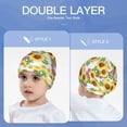 thumbnail image 6 of Honeii Sunflowers Print Kids Knit Beanie Watch Hat ,Knit Cap for Boys and Girls, 6 of 7