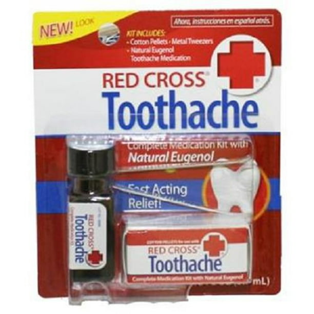 Product Of Red Cross, Toothache Relief Kit, Count 1 (8 oz) Toothache