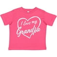 thumbnail image 3 of Inktastic I Love My Grandpa in White Chalk Heart Boys or Girls Toddler T-Shirt, 3 of 5
