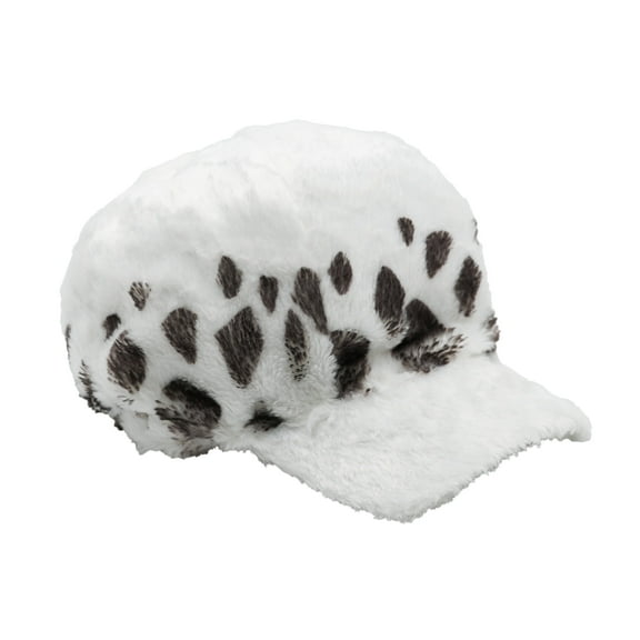 ABYstyle One Piece  Officially Licensed Headgear Trafalgar Law Anime Cosplay Headgear for Adults, Fuzzy White and Black Hat Costume Accessory
