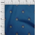 thumbnail image 1 of oneOone Polyester Lycra Fabric Peacock Feather Ikat Print Fabric By Yard 56 Inch Wide, 1 of 4