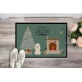 thumbnail image 2 of Carolines Treasures CK7633MAT 18 x 27 in. White Poodle Christmas Everyone Indoor or Outdoor Mat, 2 of 4
